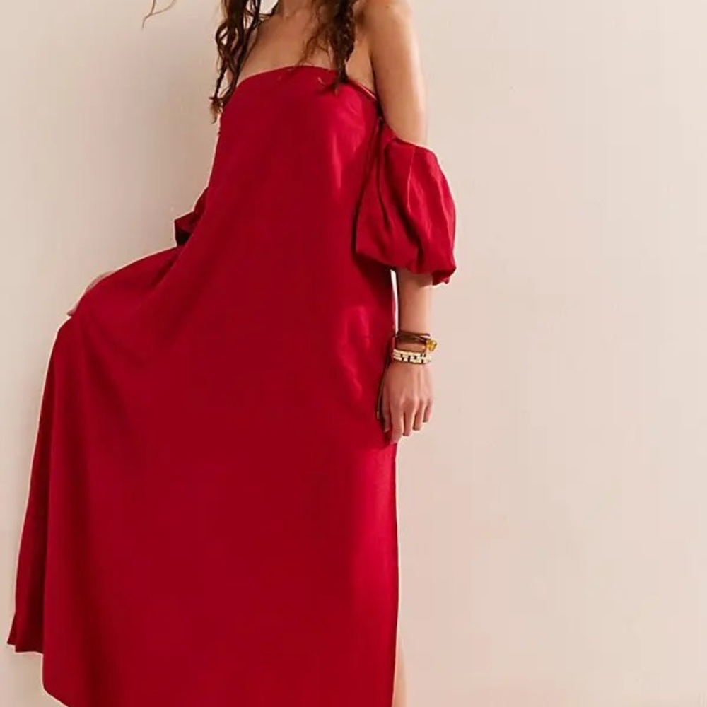 NWT Julietta Linen Maxi Dress